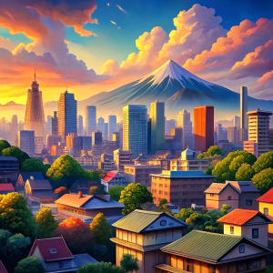 anime background city