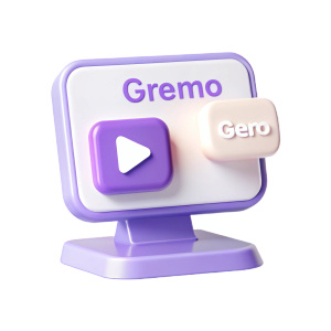 фирменная платформа для видеозвонков с логотипом Gremo