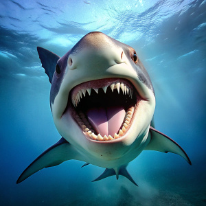 Shark Laughing
