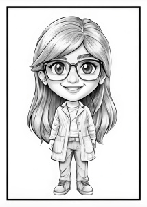 chibi Mia Kalifa caricature