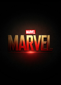 black background marvel font style