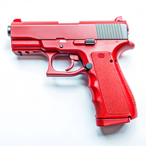 Semi-Automatic Pistol Glock  on white background