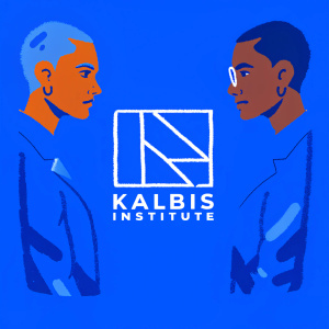 Modern logo design for Kalbis Institute. Fasthy rebranding project. Simple, clean aesthetic with abstract elements.