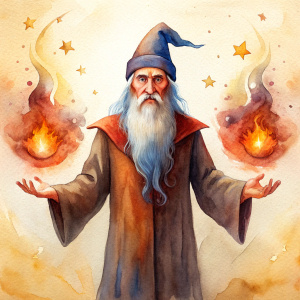 The wizard offers you a choice between three magical powers: read minds, fly, or become invisible