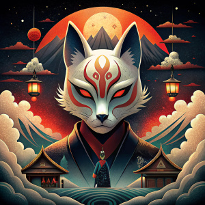 Mask of the Kitsune- A Journey Through Feudal Japan