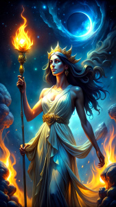 Eris (Greek Mythology): Eris, the goddess of discord in Greek mythology, is a powerful and chaotic figure. She is well-known for the "Golden Apple" story.