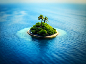 island micro landscape