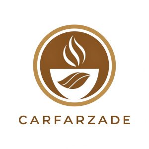 Corporate logo for the coffee company named Sarrafzade
