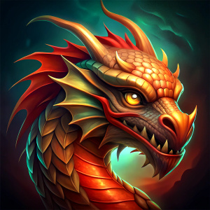 dragon icon for videogame