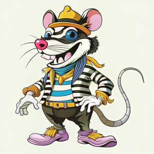 
thief rat, bad face