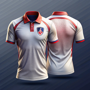 MOCKUP camiseta deportiva blanca polo, realista, VISTA DE FRENTE Y ESPALDA.