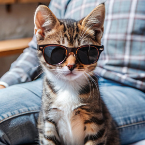 Кот крутой, кот мальчик, мемный котенок