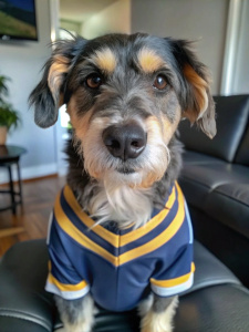 boca juniors dog