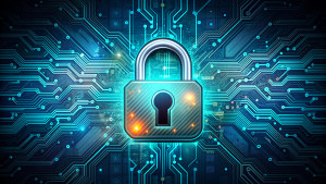 cyber Padlock circuit board security