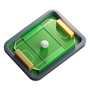 CAMPO DI CALCIO QUADRATO VISTO DALL'ALTO



