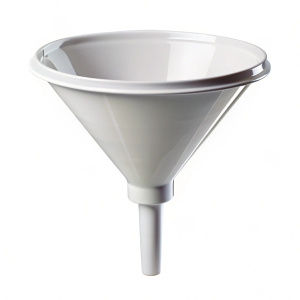 Funnel on white background