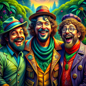 3 funny friends