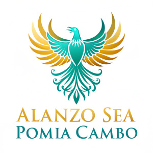 Alianza para el cambio social logo fenix con colores turquesa dorado y blanco
