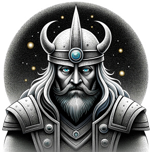 Heimdall The Bifröst's bridge keeper 2d pattern tattoo

