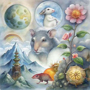 Rats (China) Mountain Ash (Druids) Swan Camellia (flowers) Thoth is the god of writing and knowledge (Egypt) Buffalo (India) The sun of Ahau (Maya) Svarozhich - god of earthly fire (Slavs)