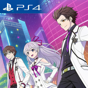 Cover art for 'The Caligula Effect: Overdose' on PS4. Anime-styled characters in vibrant, detailed environment