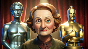 Una teoría sugiere que la bibliotecaria de la Academia, Margaret Herrick, dijo que la estatuilla se parecía a su tío Óscar. Otra versión es que el actor Bette Davis dijo que el trasero de la estatuilla le recordaba a su primer esposo, Harmon Oscar Nelson.