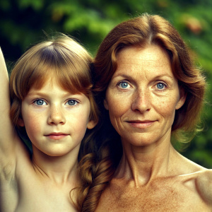 extremely realistic natural visualisation of, mother and daughter, (showing their extremely detailed armpits:1.3), (focused hairy armpits:1.7), (focus on naturalistic long overgrown armpit hair:1.3), natural eyes, extremely detailed and natural skin texture, extremely detailed feminine face, natural lighting, cozy background interior, crying facial expression, high quality, 8k, reality, masterpiece