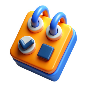 Shape a cheerful 3D icon showcasing a calendar with exam dates marked in vibrant colors, highlighting the regular intervals at which exams are conducted.