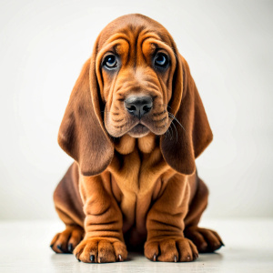 Cute puppy Bloodhound