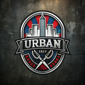 LOGO FOR A URBAN BARBER SHOP