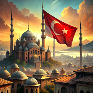 Ottoman flag city