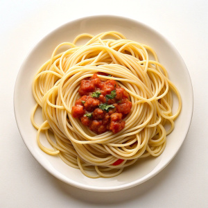 sphagetti plate