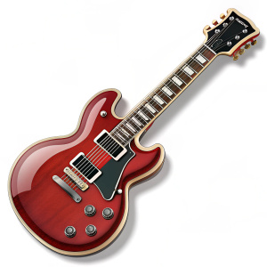 sticker of Gibson SG guitar,no background