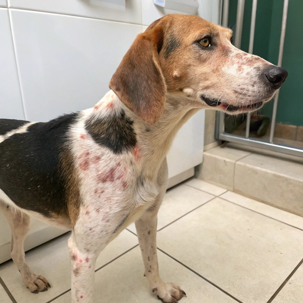 Dogs have fungal skin problems