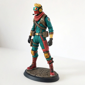 Fortnite action figure creation. Photo
