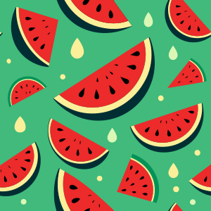 water melon pattern  