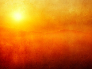 Sunset orange textured gradient background