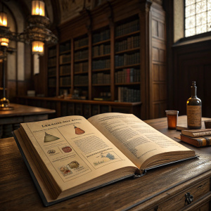 An ancient book opens, exposing the mysteries of Whiskypedia. A place for whiskey aficionados to explore updates, utilize tools, and discover new features, all within a clear and simple interface.