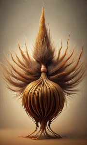 funny  food the roats literally of hair  for hair oil ad