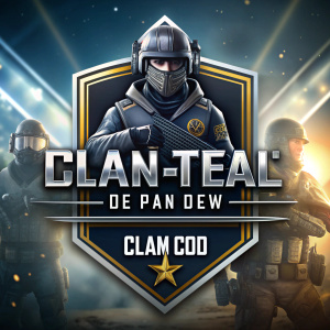 Una imagen de un Espartano con la leyenda : Clan Team.SpartanS de Cod Mobile 
