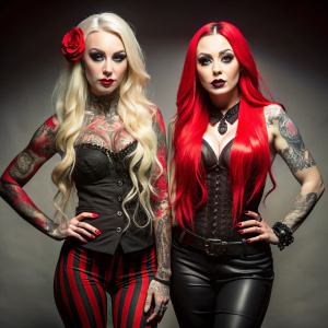  Ash Costello and maria brink full body
