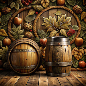 barril de carvalho artesanal rustic wallpaper