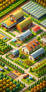 Step into "Explore inside Warehouse," a delightful 3D isometric. contented nestled in their cozy pens tending to immerse yourself in the serene beauty of rural life. With lush fields stretching as far as the eye can see, quaint inside warehouse inside the buildings dotting the landscape, and seasonal details adding a touch of authenticity, this scene captures the timeless charm in vivid detail.