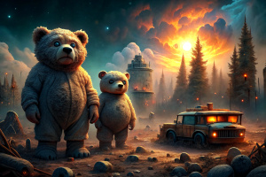 Bernstein Bears travel to post apocalyptic  Chernobyl 