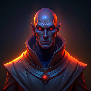 A dark lord, comic effect, dynamic and aesthetic, 3D color effects, edgy and modern ((Comic-Style)), Mysterious