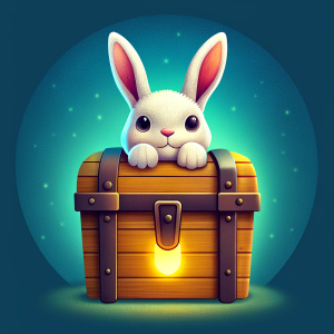wooden rabbit chest, Chinese New Year