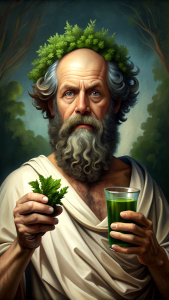 philosopher Socrates, condemned for his unorthodox ideas, faced a self-imposed demise by drinking hemlock. 