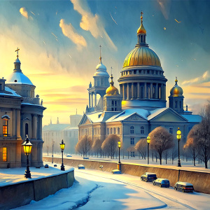 Saint-Petersburg 21 century photo winter