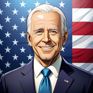 anime Joe biden