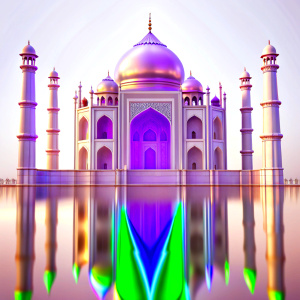 taj mahal minimalism reflections 